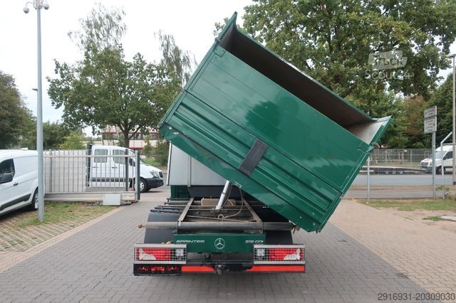 Fourgon benne basculante MERCEDES-BENZ Sprinter Pritsche Koffer 3-Seiten Kipper 516CDI