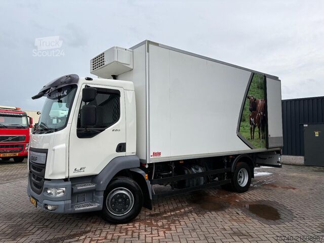 Transport frigorifique DAF LF220FA + Thermo king + euro 6 + manual