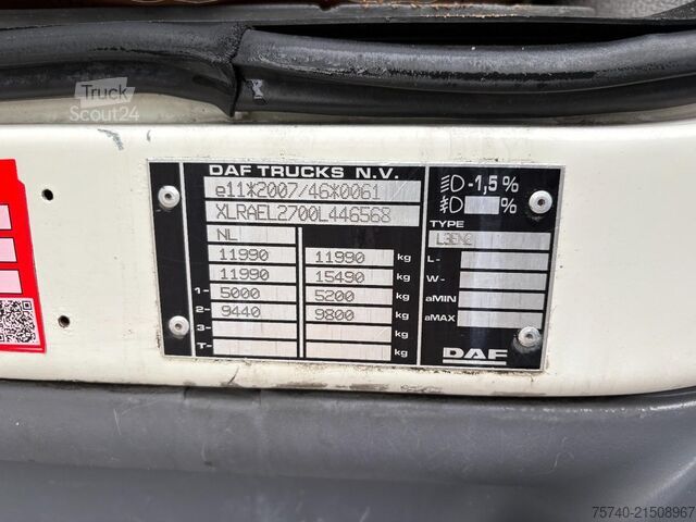 Jäähdytetyt/pakastetut kuljetukset DAF LF220FA + Thermo king + euro 6 + manual