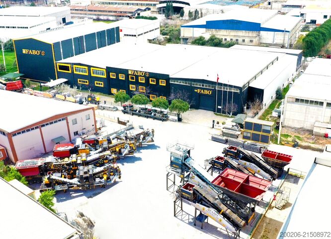 Stationary concrete mixing plant FABO 60 m³/h Compact Concrete Batching Plant