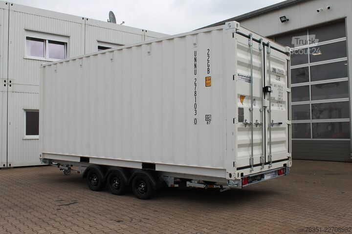 Avtomobilska prikolica Other Pkw Anhänger mit Twist Lock Verriegelungen für 20 ft. Container