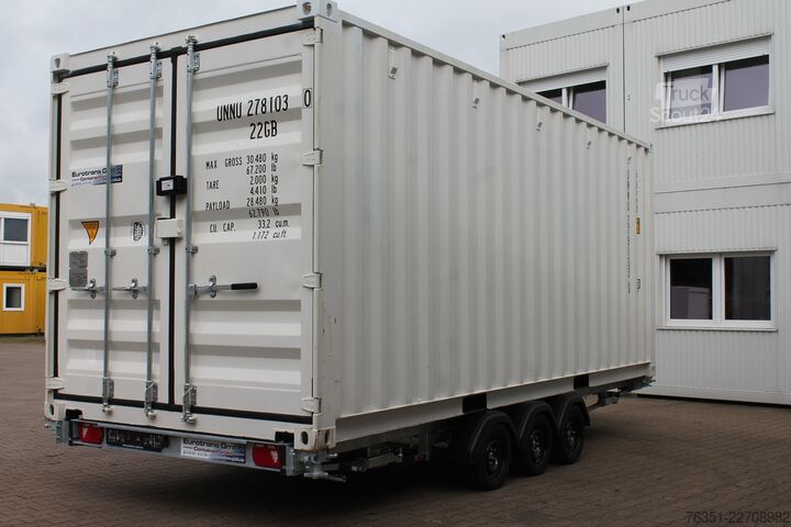 Avtomobilska prikolica Other Pkw Anhänger mit Twist Lock Verriegelungen für 20 ft. Container