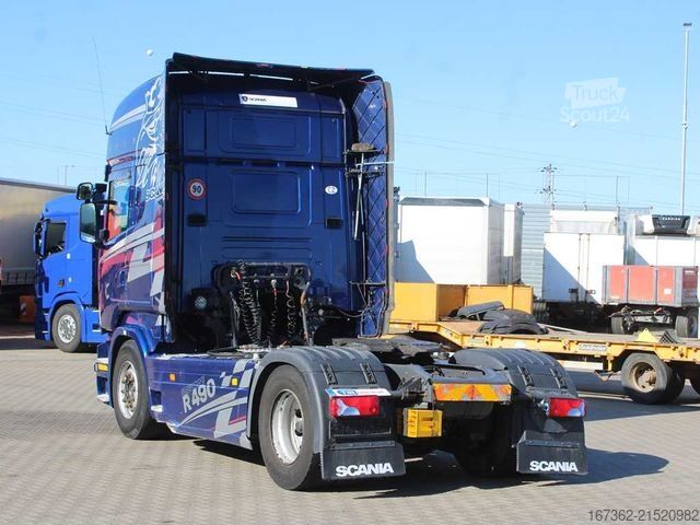 Стандартный седельный тягач SCANIA R490, RETARDER, DOUBLE CIRCUIT HYDRAULIC, EURO 6