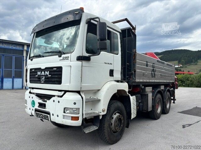 Dreiseitenkipper LKW MAN TGA 26.350 3-Seitenkipper+Kran