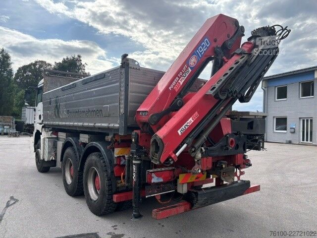 Dreiseitenkipper LKW MAN TGA 26.350 3-Seitenkipper+Kran
