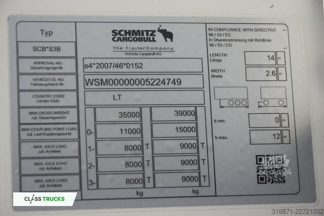 Frigorifik yarı römork SCHMITZ CARGOBULL SKO FP 60 ThermoKing SLXi 300