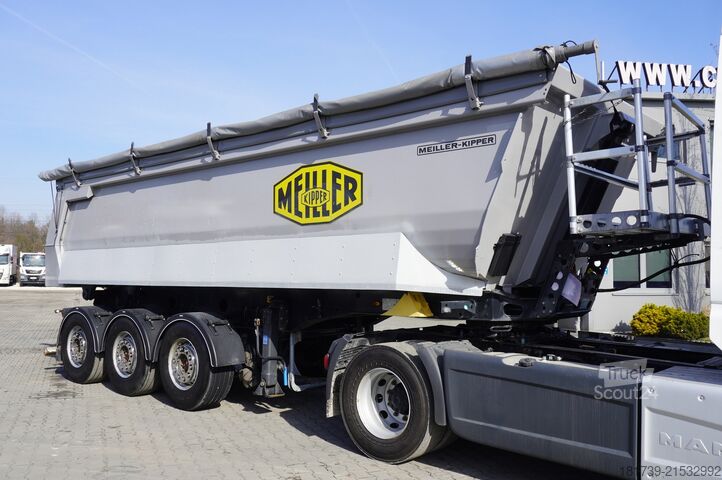 Volquete semirremolque MEILLER Kipper KISA3 tipper semi-trailer/2 units
