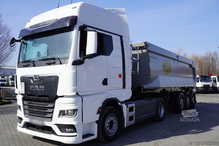 Volquete semirremolque MEILLER Kipper KISA3 tipper semi-trailer/2 units