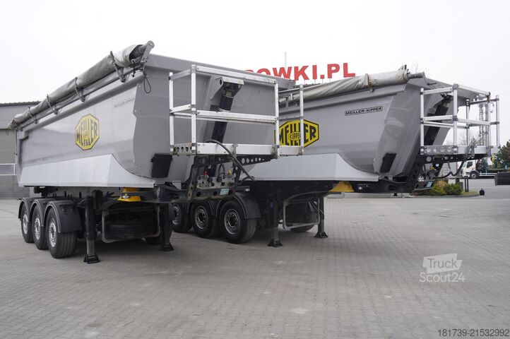 Volquete semirremolque MEILLER Kipper KISA3 tipper semi-trailer/2 units