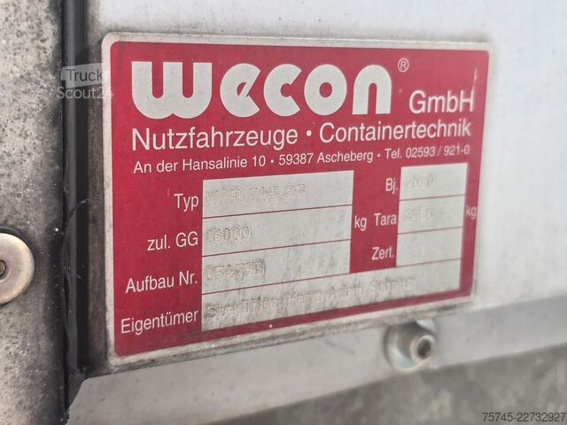 Výměnná nástavba nákladní vůz SCANIA G 410 * ACC * RETAR *LENK&LIFT*WECON * VERZINKT