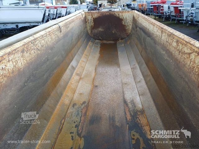 Kippers oplegger Langendorf Kipper Stahlrundmulde 24m³