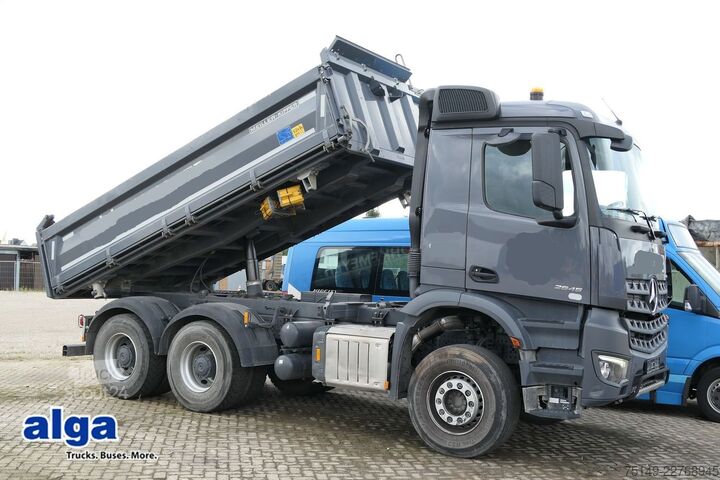 Driezijdige kipper MERCEDES-BENZ 2645 K Arocs 6x4, Meiller, AHK, Klima, 29tkm