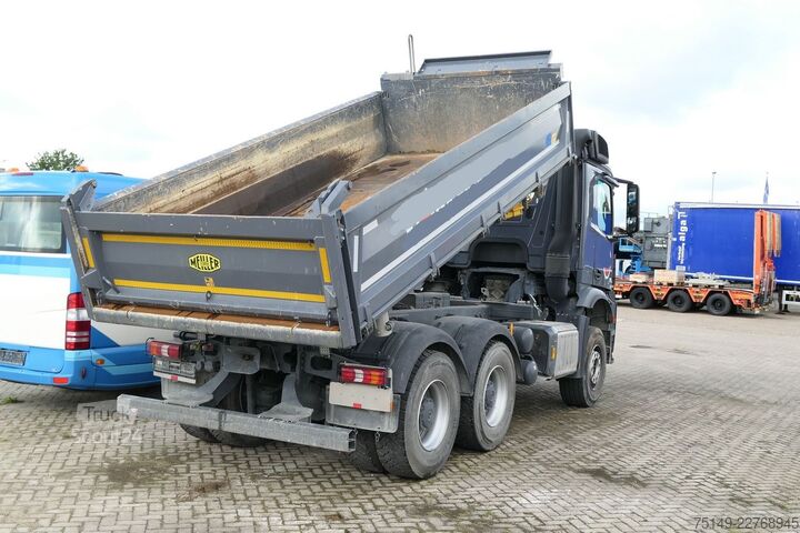 Driezijdige kipper MERCEDES-BENZ 2645 K Arocs 6x4, Meiller, AHK, Klima, 29tkm