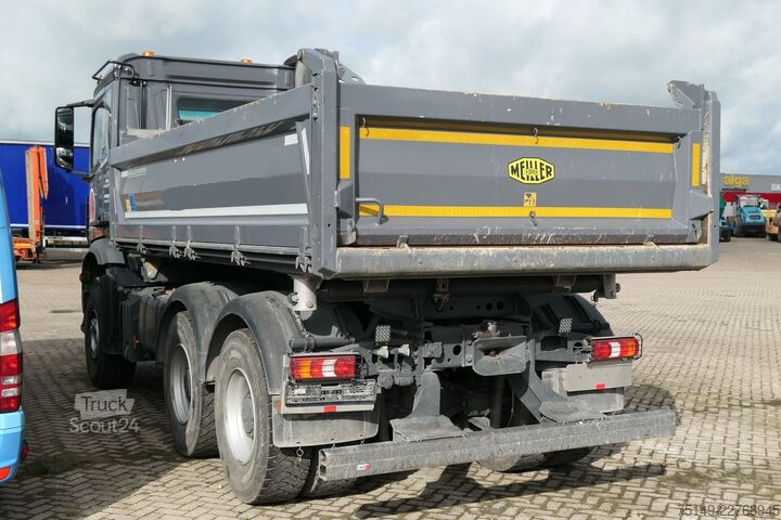 Driezijdige kipper MERCEDES-BENZ 2645 K Arocs 6x4, Meiller, AHK, Klima, 29tkm