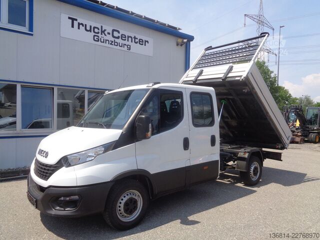 Billenőplatós furgon IVECO Daily Doka 35S14 Doka Kipper Klima AHK 7-Sitzer