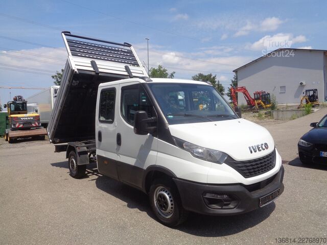 Billenőplatós furgon IVECO Daily Doka 35S14 Doka Kipper Klima AHK 7-Sitzer