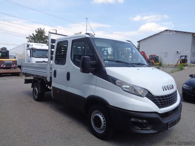 Billenőplatós furgon IVECO Daily Doka 35S14 Doka Kipper Klima AHK 7-Sitzer