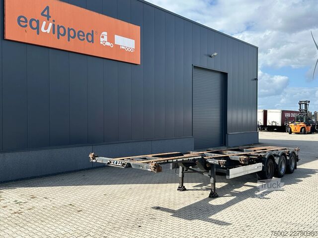 Transport de conteneurs Krone 40FT High Cube Chassis / BPW / drum / NL-chassi...