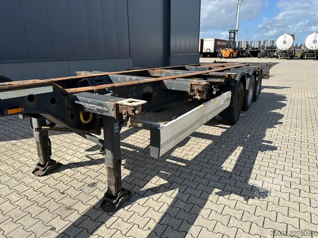 Transport de conteneurs Krone 40FT High Cube Chassis / BPW / drum / NL-chassi...