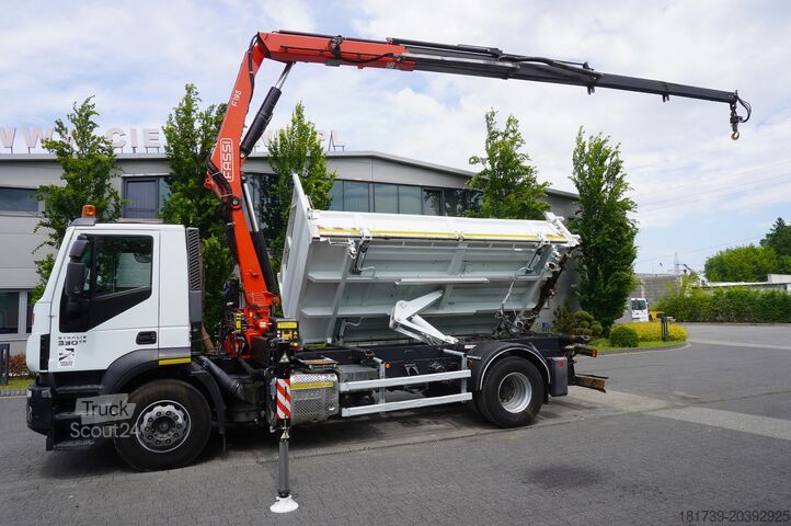 Ribaltabile trilaterale Iveco STRALIS 330 E6 / FASSI 195A 8.5 T