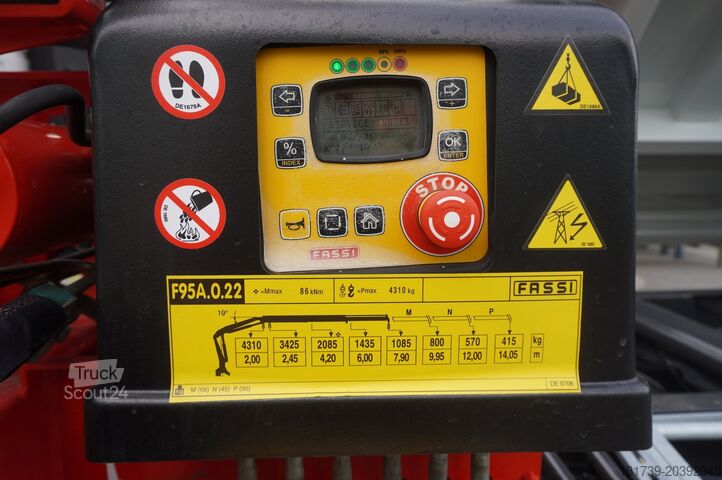 τριμερής ανατροπέας Iveco Eurocargo 160-250 / Fassi F95 crane