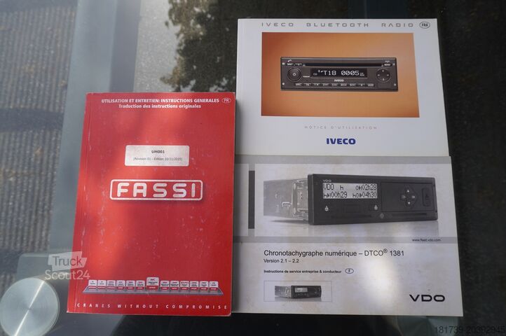 τριμερής ανατροπέας Iveco Eurocargo 160-250 / Fassi F95 crane