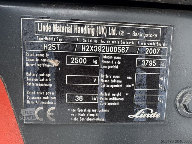 Vysokozdvižný vozík Linde H25T