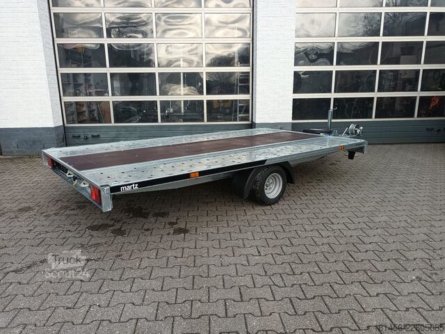 Prikolica za prevoz automobila trailershop Martz GT kippr 360 1500kg Boden 100  Neu