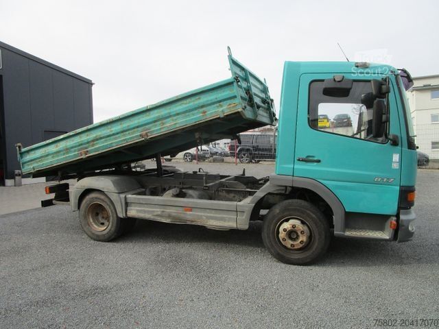 Fourgon benne basculante MERCEDES-BENZ Atego 818 Kipper Meiller *2xAHK+3-Sitze*