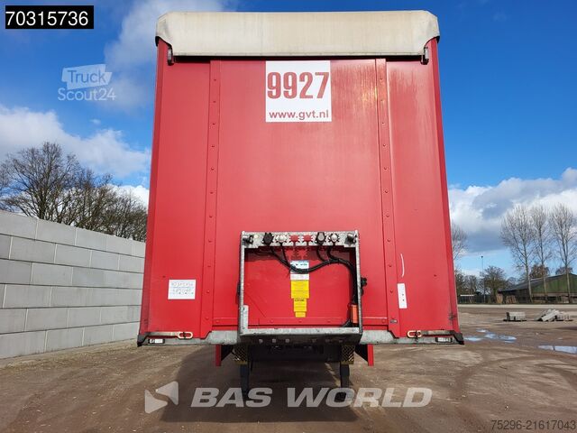 Curtain sided Tracon TB1218 LZV B-Double Tailgate LBW Steering Axle