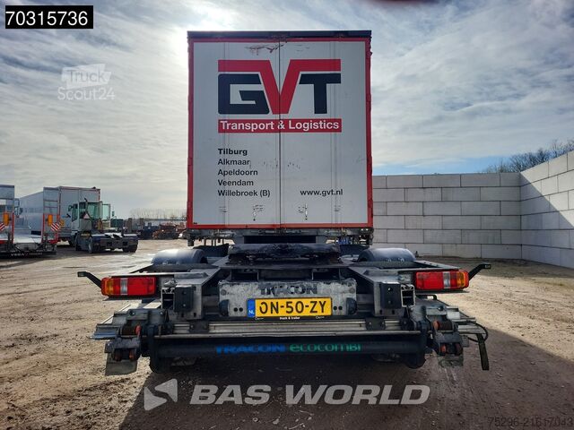 Curtain sided Tracon TB1218 LZV B-Double Tailgate LBW Steering Axle