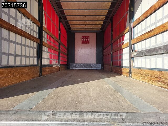 Curtain sided Tracon TB1218 LZV B-Double Tailgate LBW Steering Axle