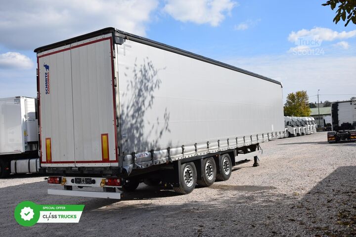 Open semitrailer with tarp SCHMITZ CARGOBULL SCS24/L Varios