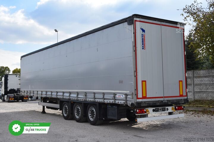 Open semitrailer with tarp SCHMITZ CARGOBULL SCS24/L Varios