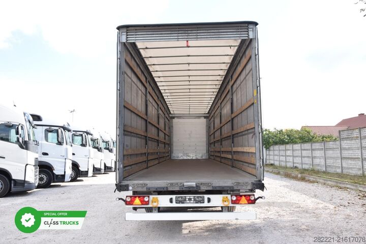 Open semitrailer with tarp SCHMITZ CARGOBULL SCS24/L Varios
