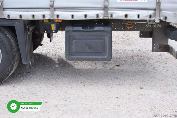 Open semitrailer with tarp SCHMITZ CARGOBULL SCS24/L Varios