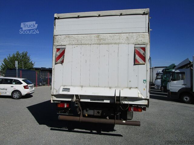 Furgon cu prelată laterală MERCEDES-BENZ Atego 818 *LBW+6,10m+3-Sitze+172.000km*