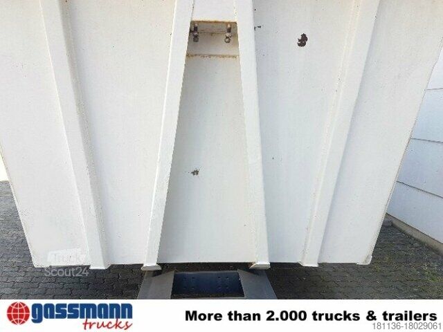 Camion benne Joluso Stahlmulde CXBAS, mit Klappe 16 cbm