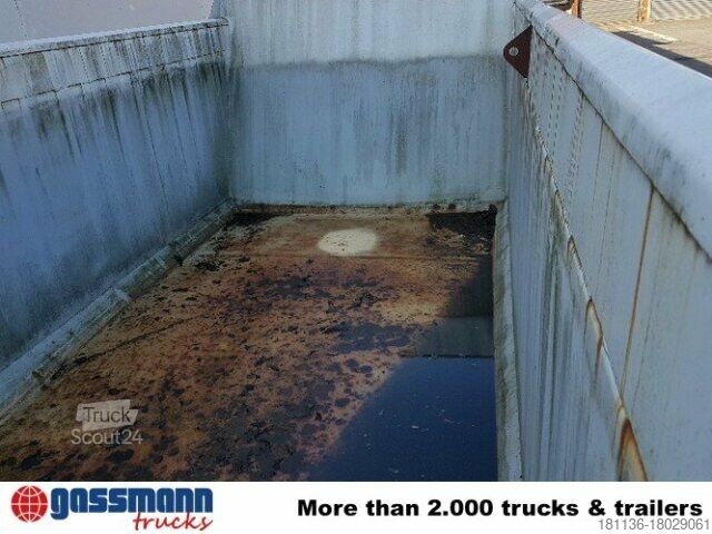 Camion benne Joluso Stahlmulde CXBAS, mit Klappe 16 cbm