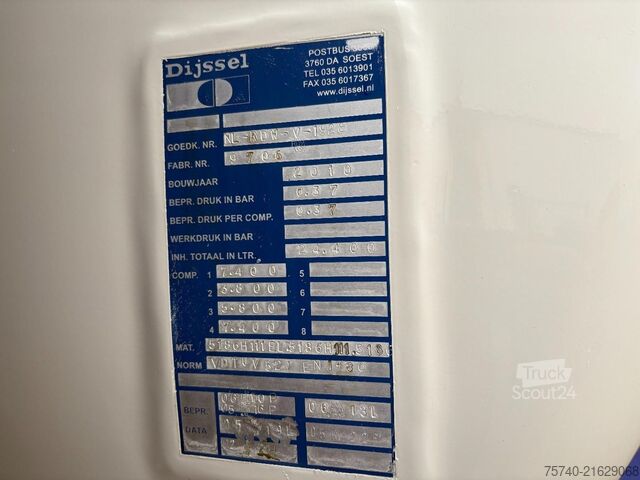 Tanker Scania G 360 + 24.500 LITER! + 6X2 + EURO 5 + PUMP/METER