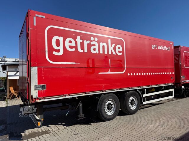 Drankentrailer ORTEN Getränkeanhänger Tandem/Schwenkwand/Staplerhalte