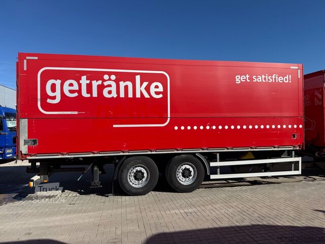 Drankentrailer ORTEN Getränkeanhänger Tandem/Schwenkwand/Staplerhalte