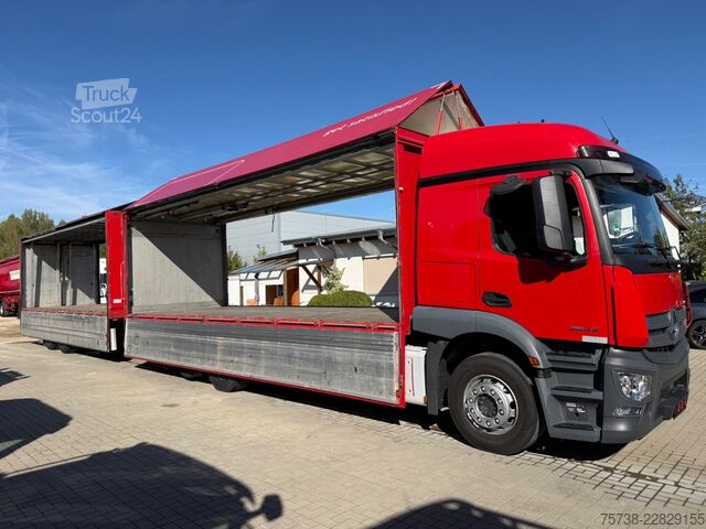 Φορτηγό μεταφοράς ποτών MERCEDES-BENZ Actros 2543 Getränke/Retarder+ANHÄNGER Orten