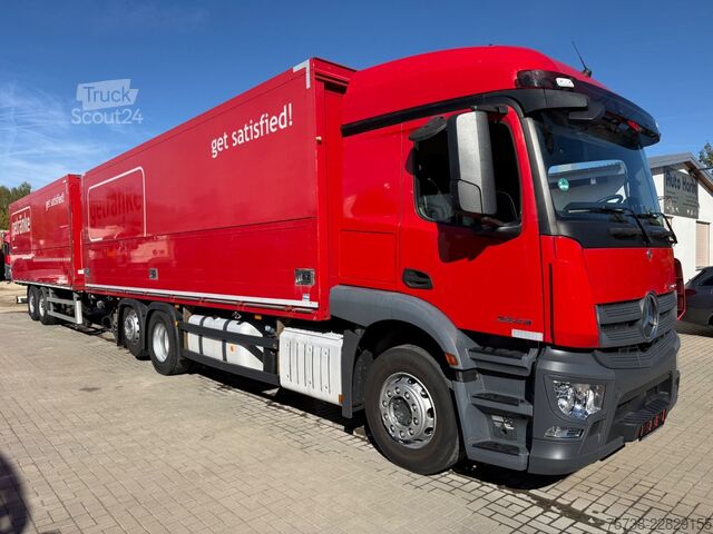 Φορτηγό μεταφοράς ποτών MERCEDES-BENZ Actros 2543 Getränke/Retarder+ANHÄNGER Orten