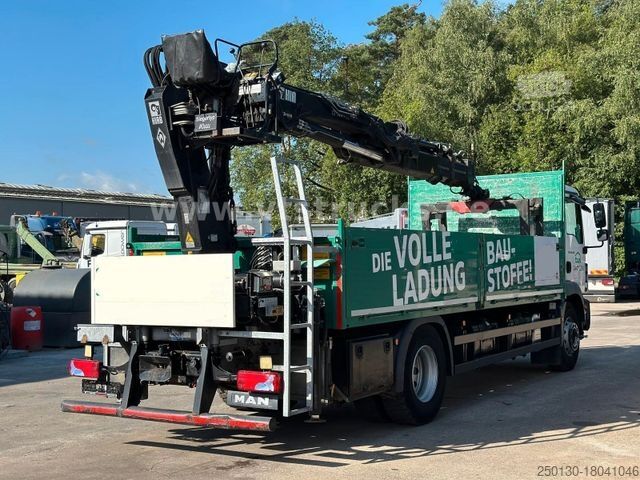 Vrachtauto met open laadbak MAN TGM 18.290 4x2 Euro6 Pritsche + HIAB Ladekran