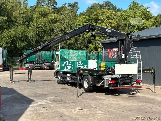Vrachtauto met open laadbak MAN TGM 18.290 4x2 Euro6 Pritsche + HIAB Ladekran