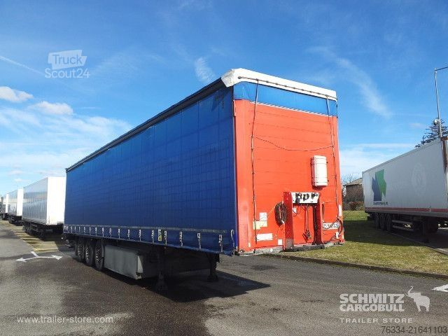 Semi-remorque bâchée Schmitz Cargobull Semitrailer Curtainsider Standard Hayon