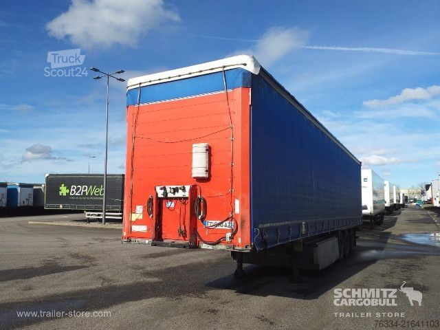 Semi-remorque bâchée Schmitz Cargobull Semitrailer Curtainsider Standard Hayon