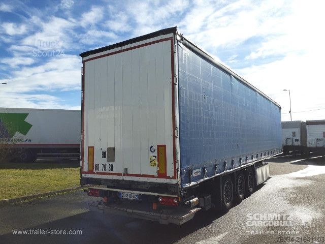 Semi-remorque bâchée Schmitz Cargobull Semitrailer Curtainsider Standard Hayon