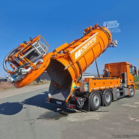 Saugwagen MAN TGS 26.480 6X2 Saug-Druck Spüler Kipper
